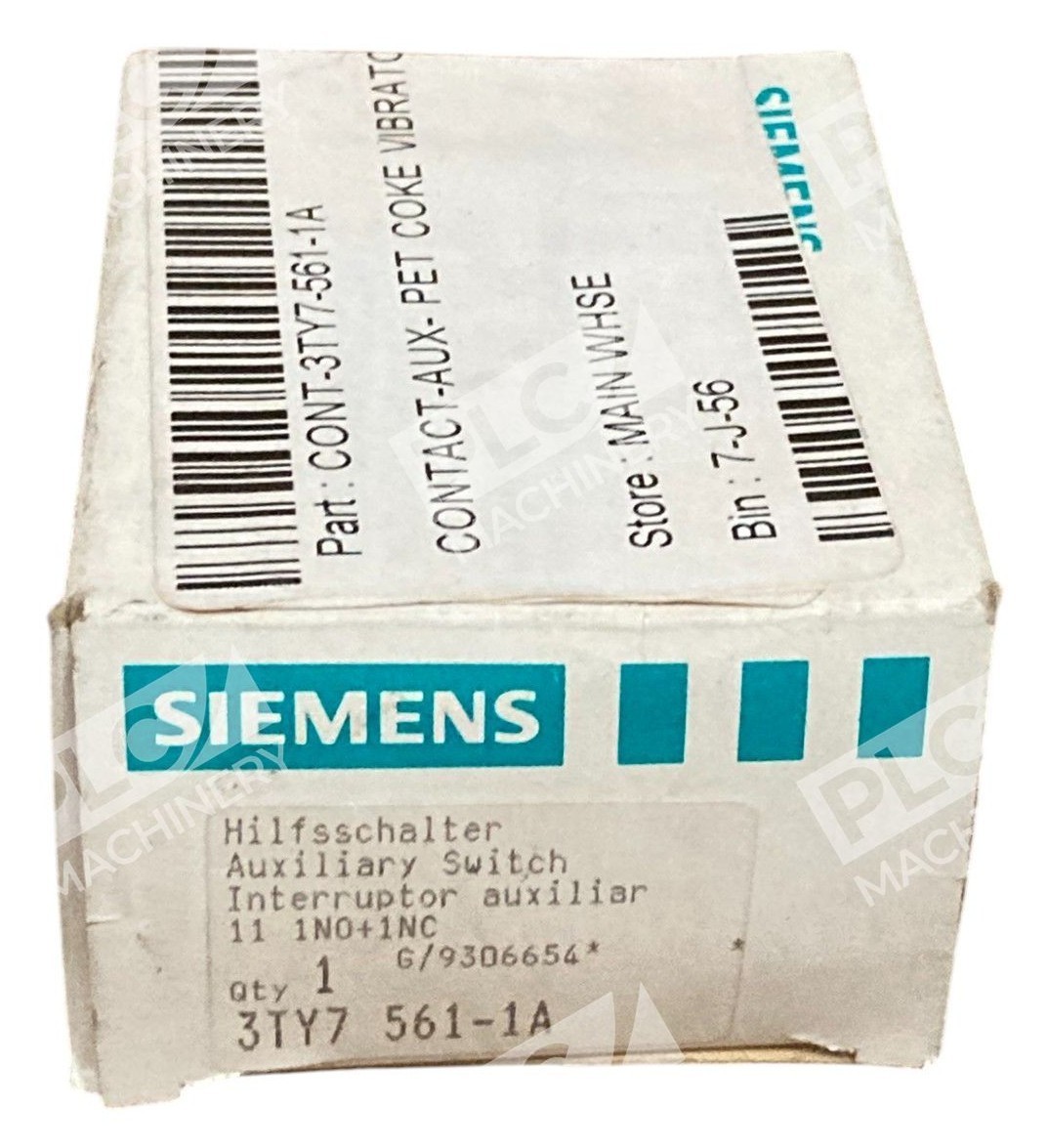 Siemens 11 1NO+1NC G/9306654 Auxiliary Switch 3TY7 561-1A