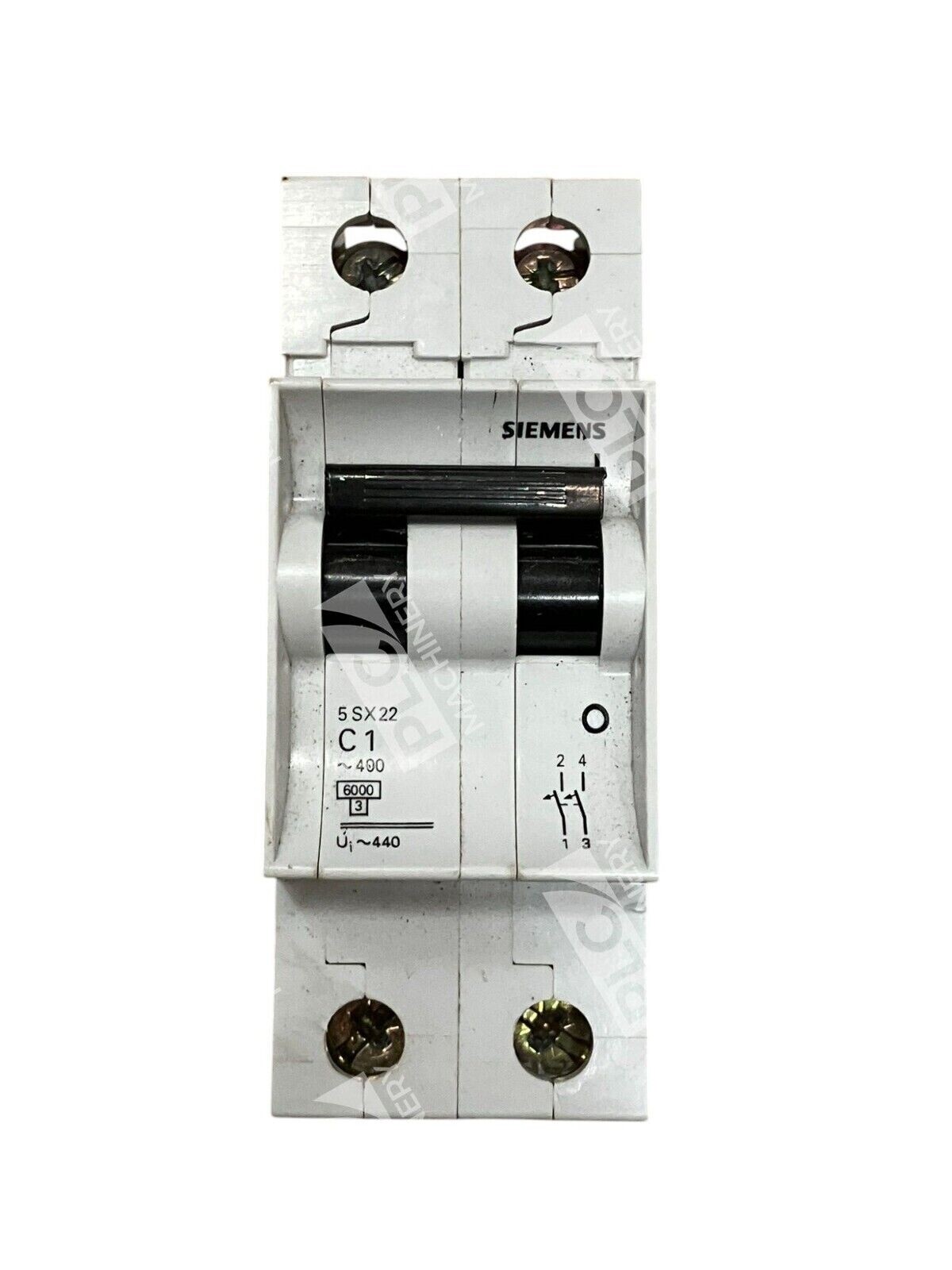 Siemens 5SX2-201-7 2 Pole 1A Circuit Breaker 5SX22C1