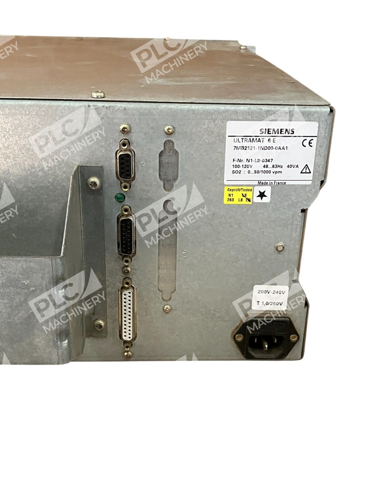 Siemens Ultramat 6 E 40VA 100-120V 47...63Hz Gas Analyzer 7MB2121-1ND00-0AA1 - Image 8