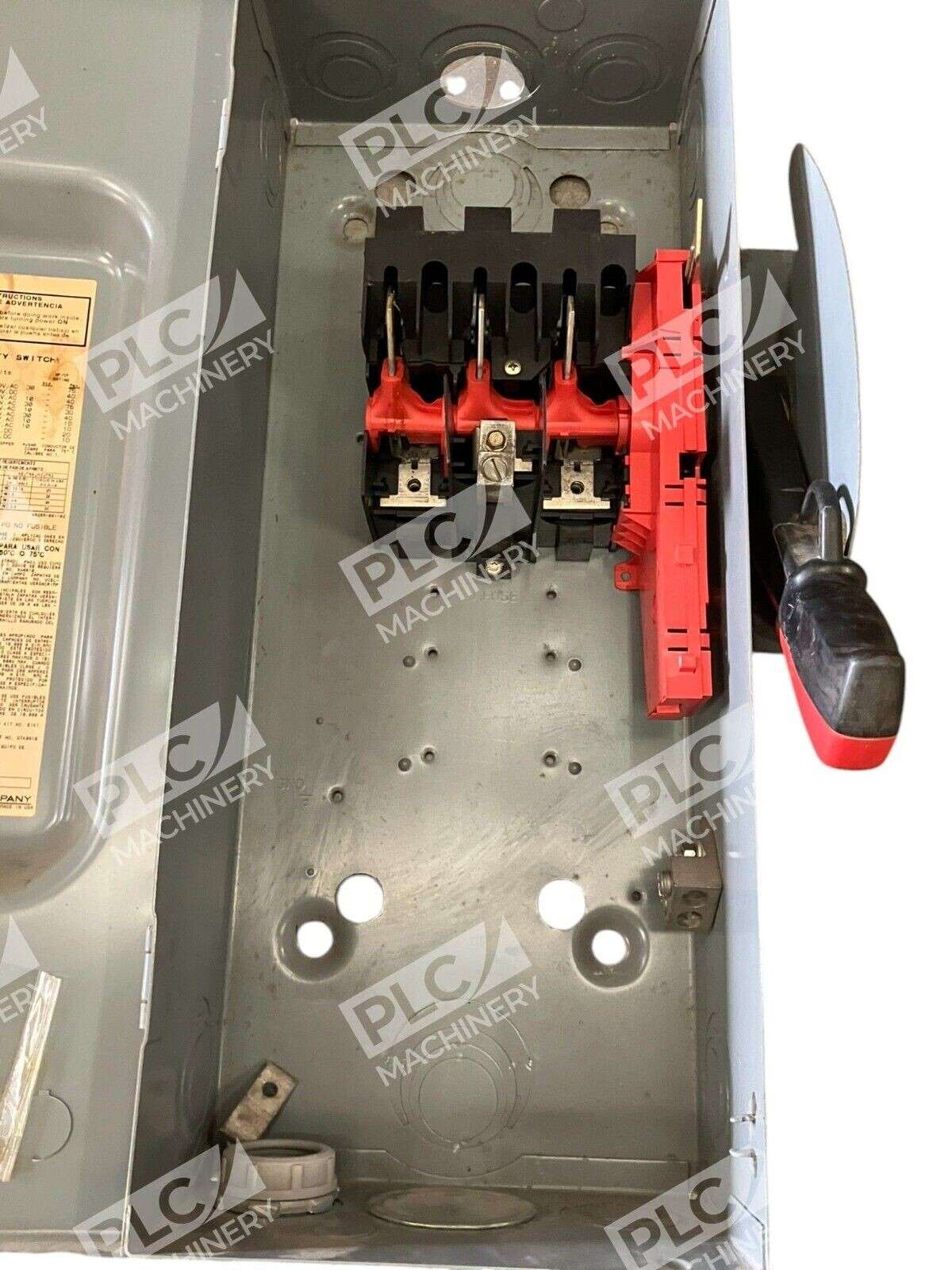 Square D 100A Safety Switch Type 1 Enclosure HU363 F1 100 - Image 7