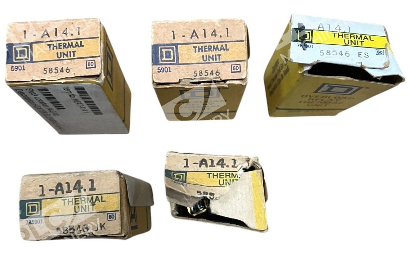 Square D 58547 JK Overload Relay Thermal Unit A14.1 (lot of 5)