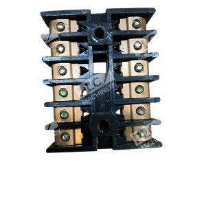 Struthers-Dunn 27390 12-Pin Relay Socket 10A 600V Panel Mount Screw Terminals