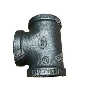 TSP 1 14 Black Malleable Iron Reducing Tee Pipe Fitting 297925836834