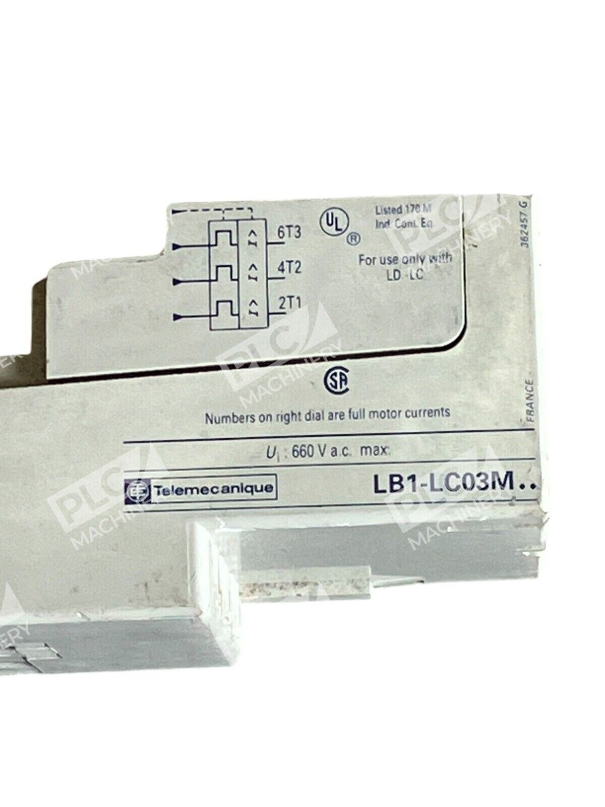 Telemecanique 600VAC Motor Starter LB1-LC03M53 - Image 3