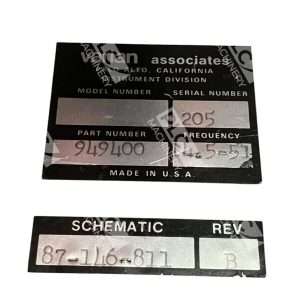 Varian Associates 87 146 811 Rev B 205 125 51Hz Probe 949400 226630147074