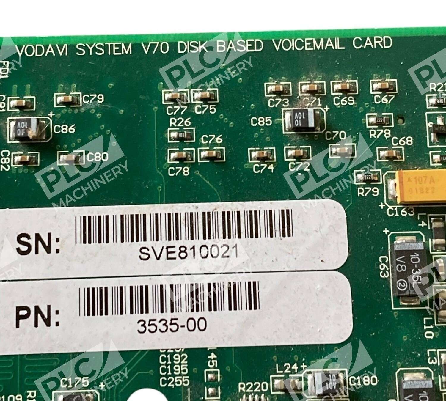 Vodavi System V70 Disk Based Voicemail Card 3535-00 - Image 3