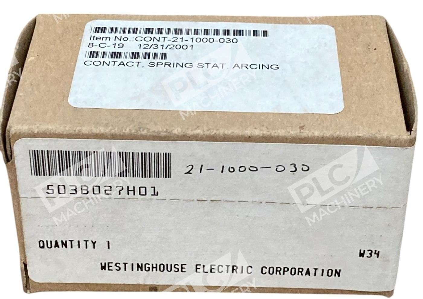 Westinghouse 21-1000-030 Spring 503B027H01