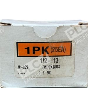 18-8SS 1-F-50C Finished Hex Nuts 1/2"-13 (Box of 25)