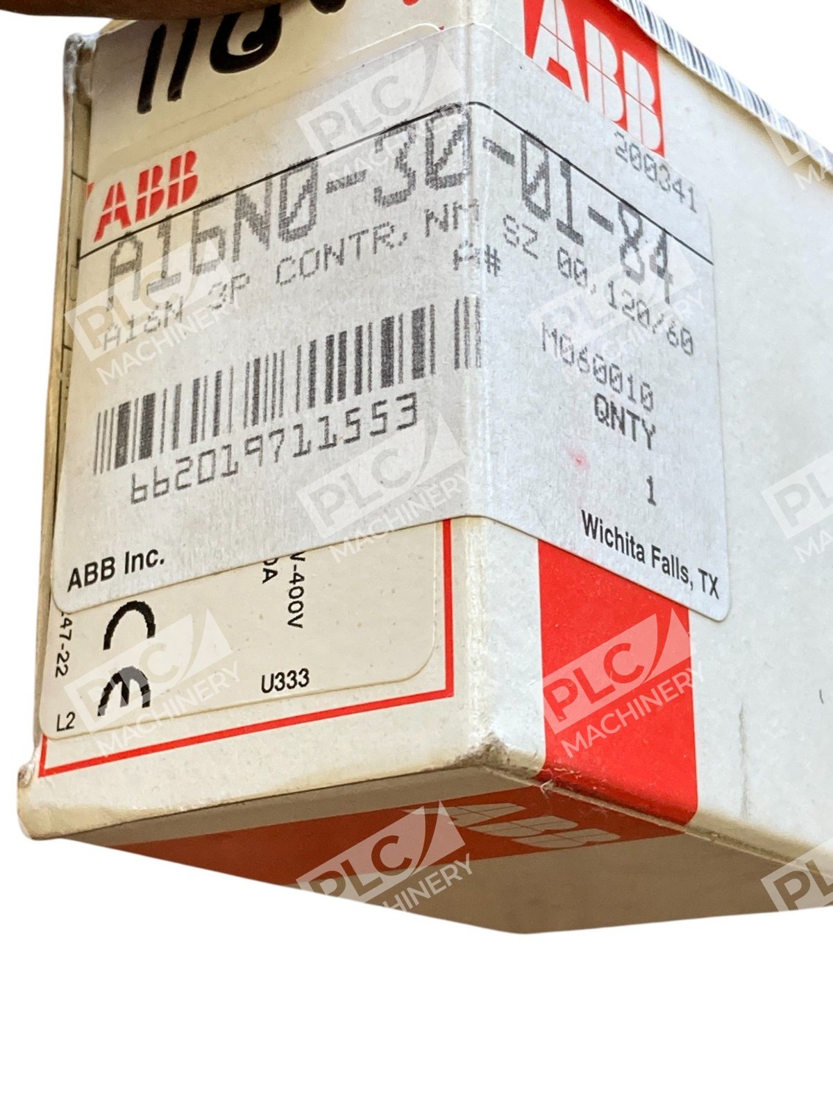 ABB Inc A16N0-30-01 NEMA SIZE 0 A12N 3P Contactor A16N0-30-01-84 - Image 5