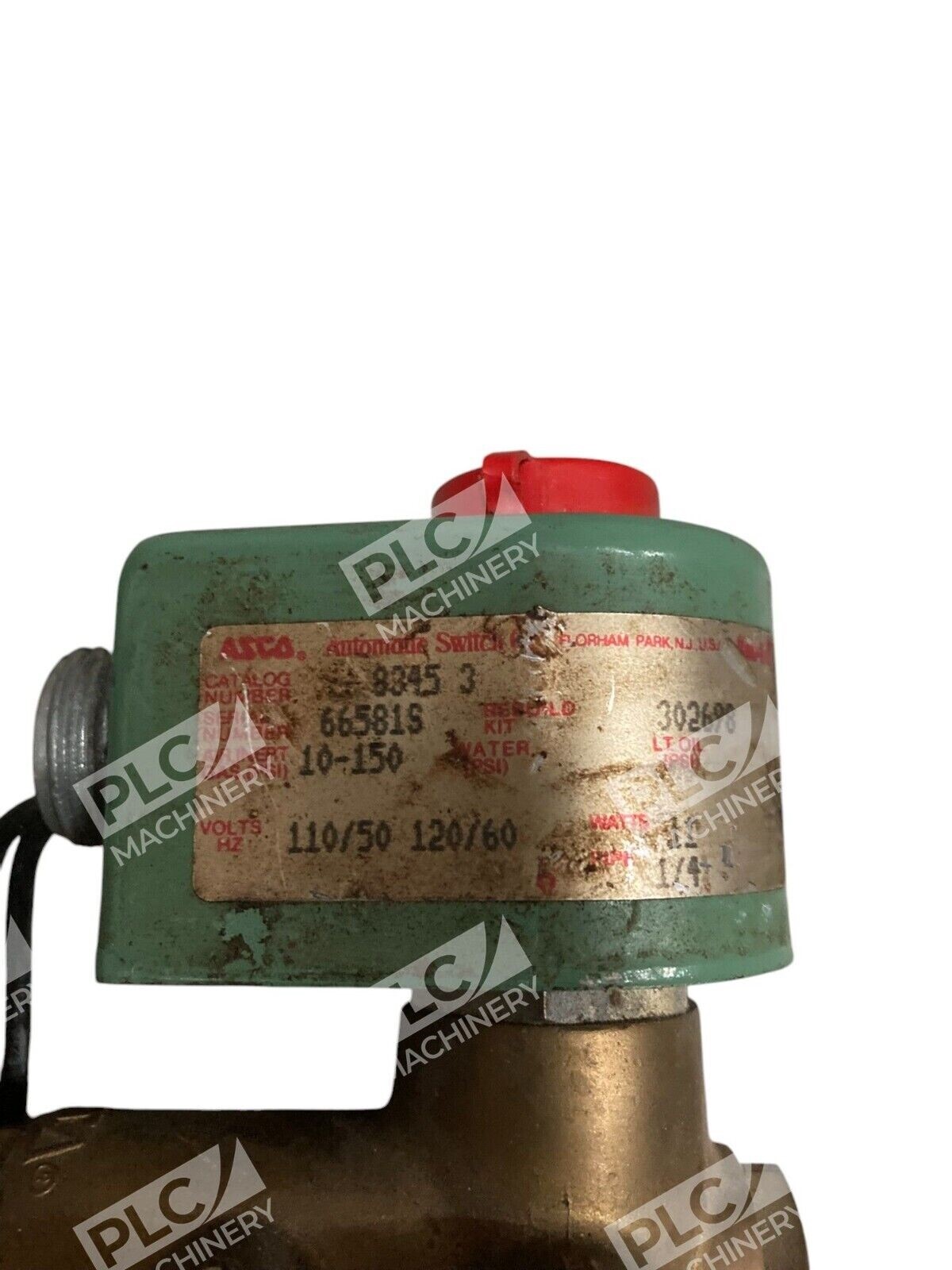 ASCO 11W 1/4HP 10-150PSI Solenoid Valve 8345 3 - Image 3