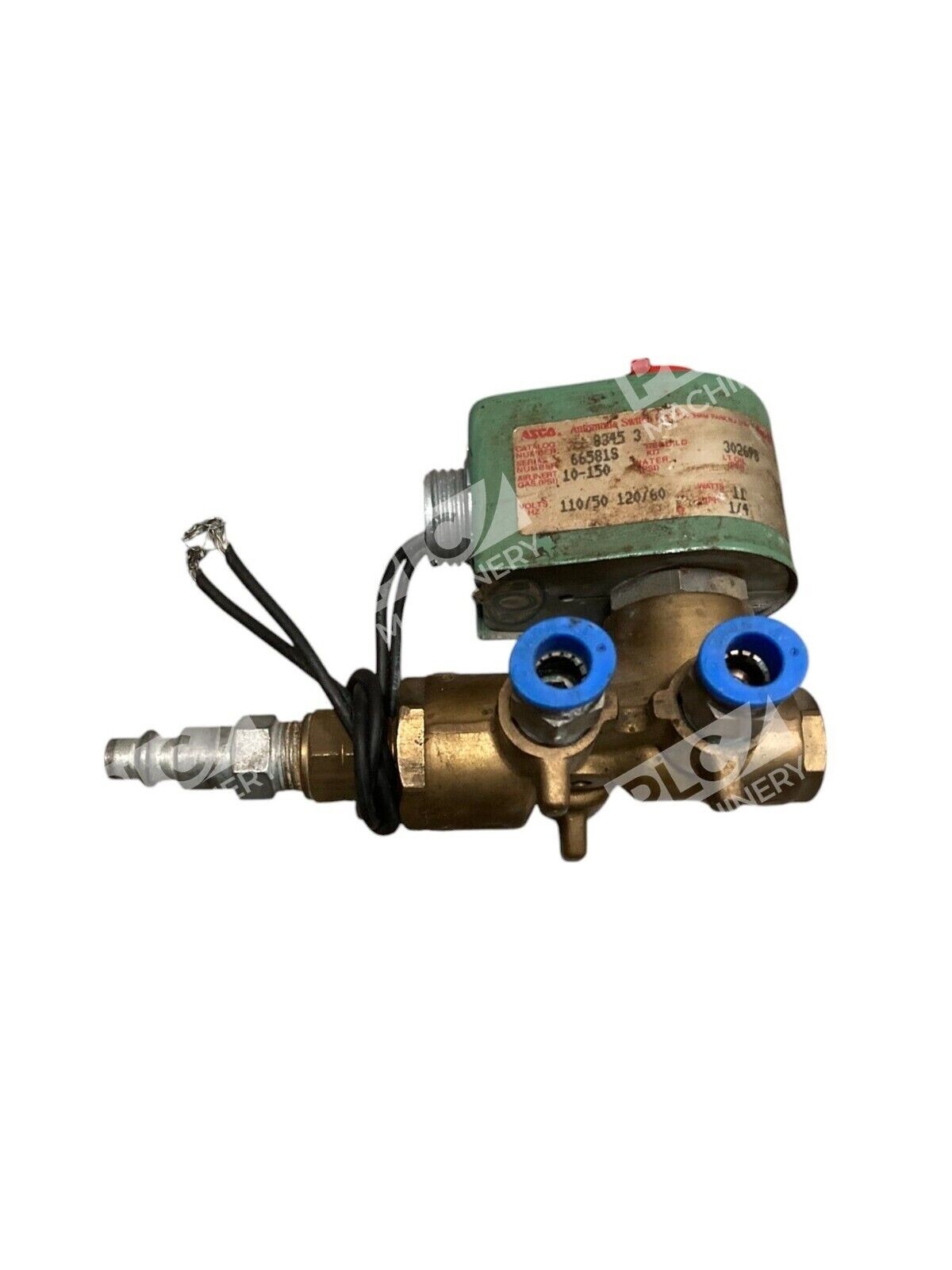 ASCO 11W 1/4HP 10-150PSI Solenoid Valve 8345 3