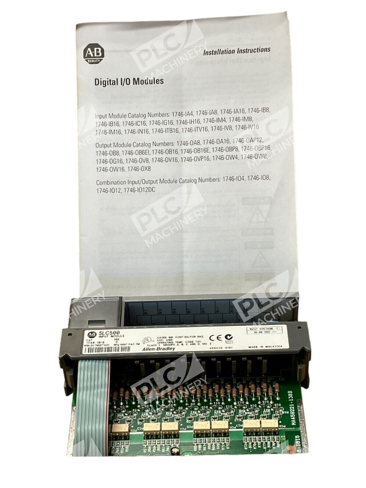 Allen Bradley 1746-IB16 /C SLC500 Input Module USED Unit