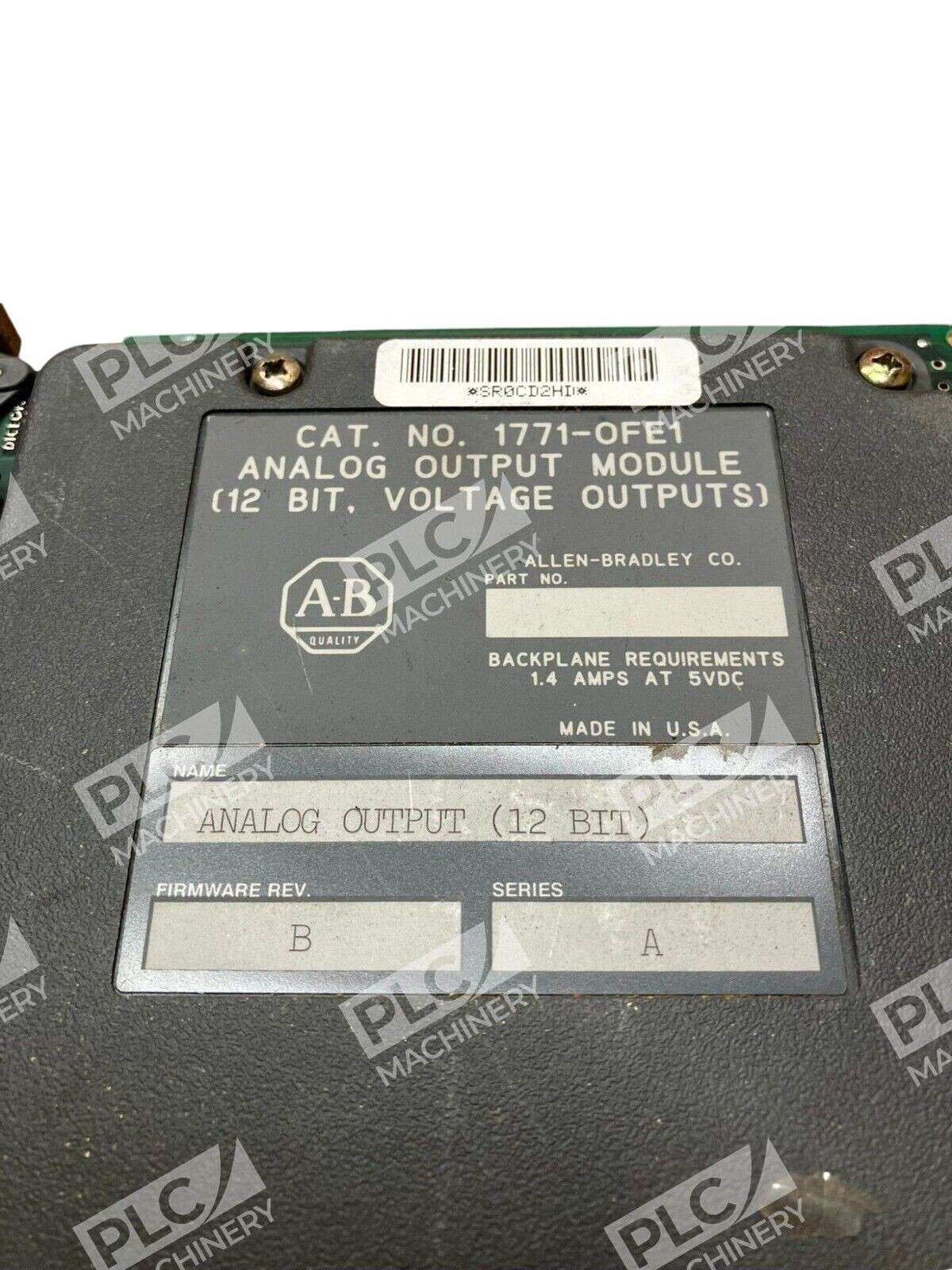 Allen Bradley 1771-OFE1 /A Analog Output Module (12 Bit, Voltage Outputs) - Image 3