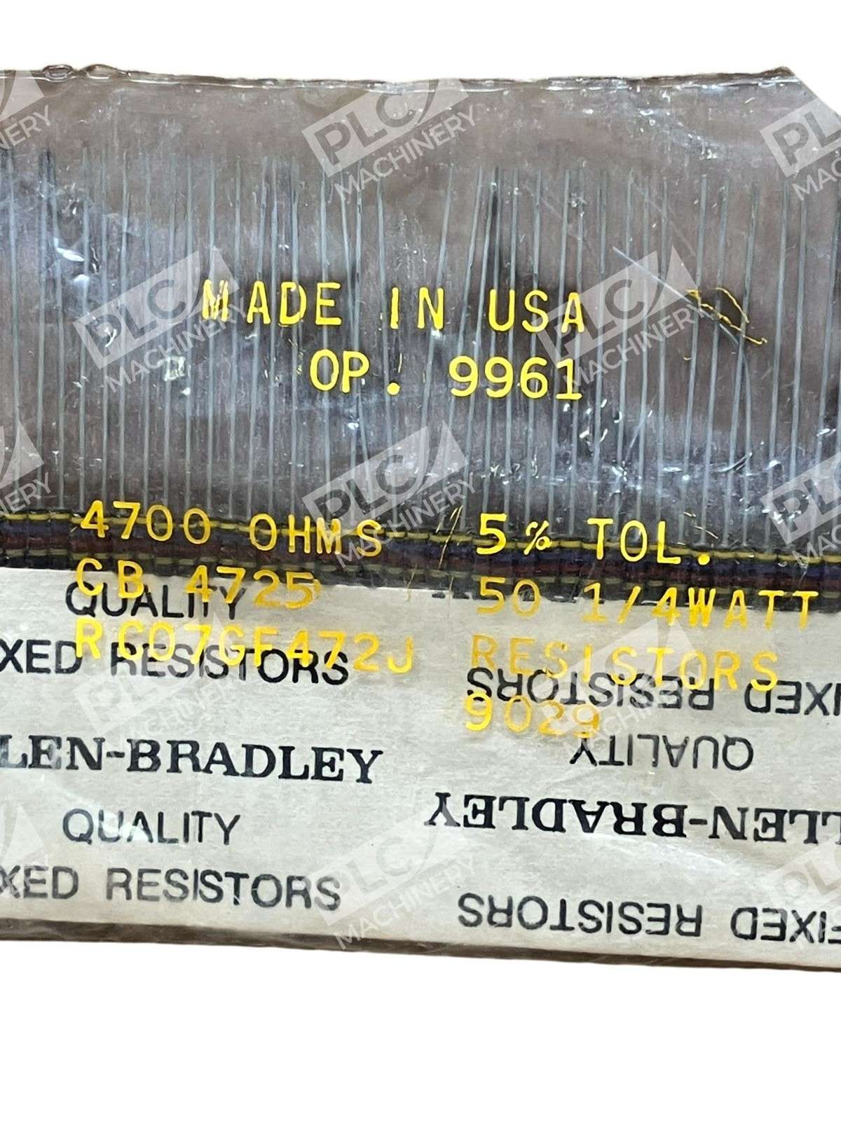 Allen-Bradley 4.7KΩ 0.25W ±5% Carbon Composition Resistor RC07GF472J - Image 3