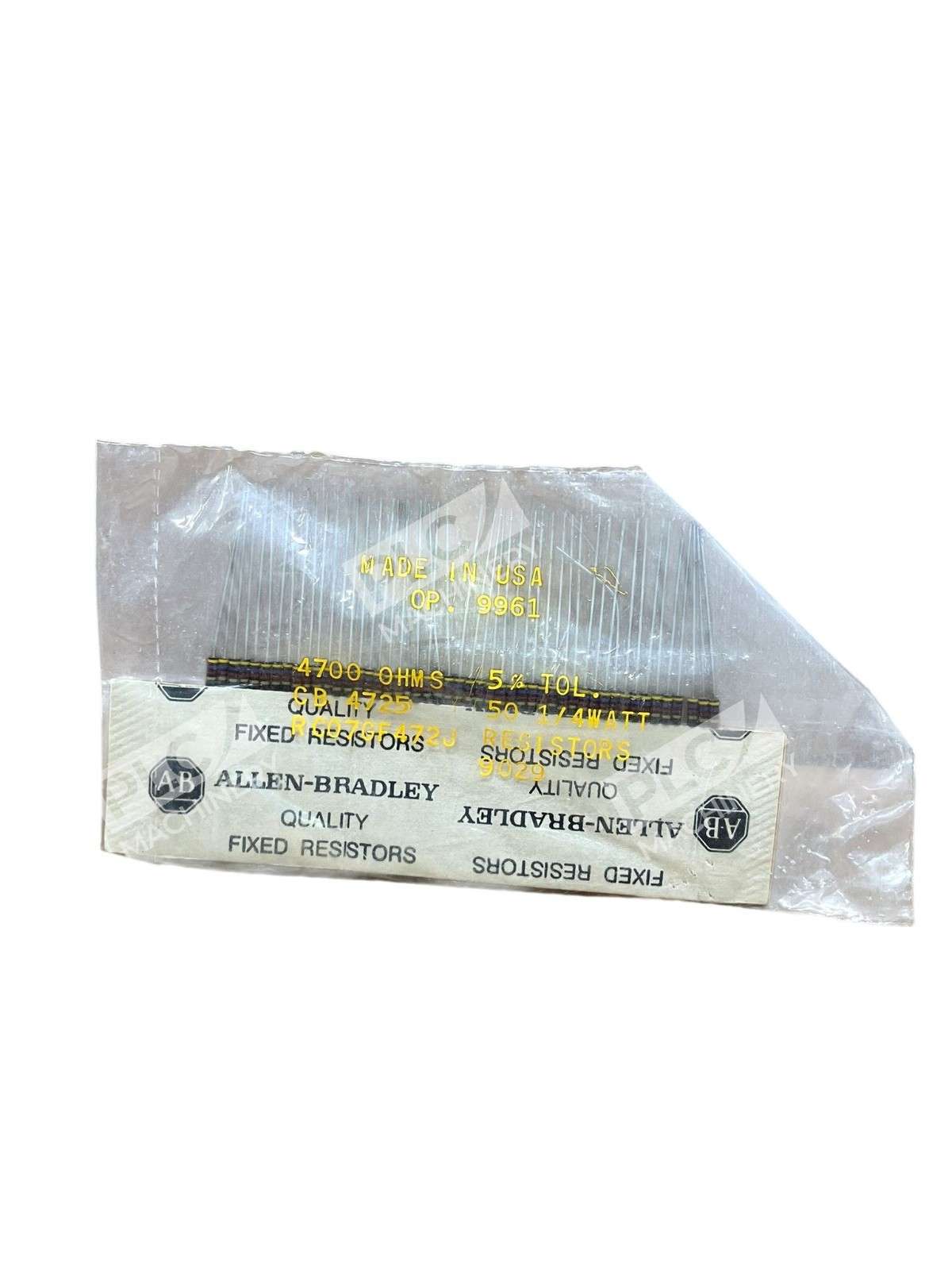 Allen-Bradley 4.7KΩ 0.25W ±5% Carbon Composition Resistor RC07GF472J