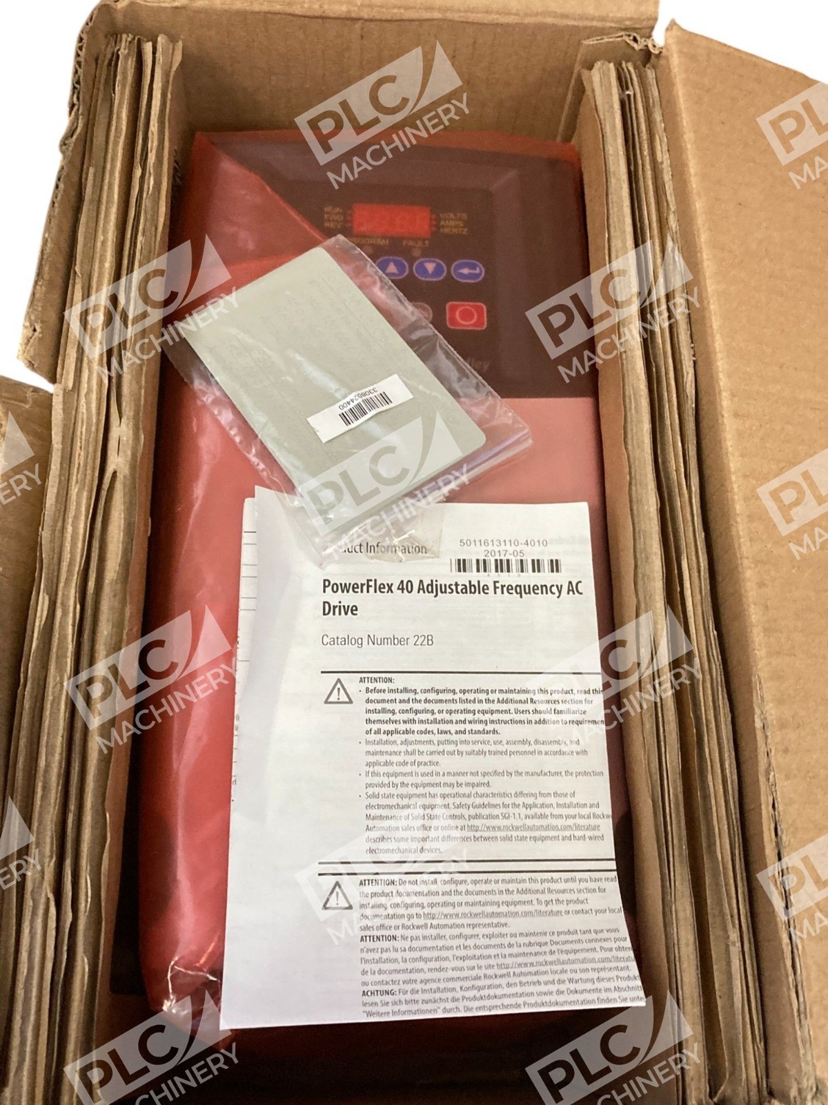 Allen Bradley AB 12A 180-264V 1PH AC Drive Power Flex 40 22B-A012H204 /A - Image 6