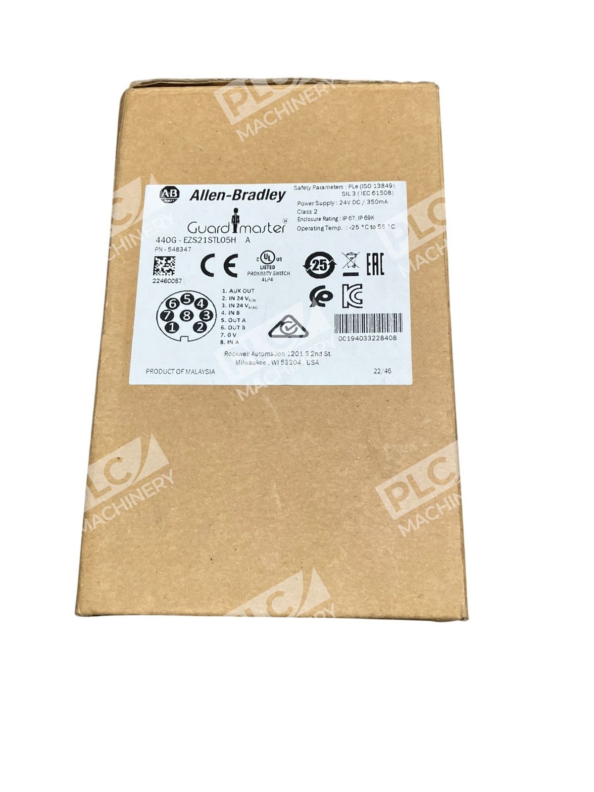 Allen Bradley AB 24VDC 350mA Guardmaster 440G-EZS21STL05H /A