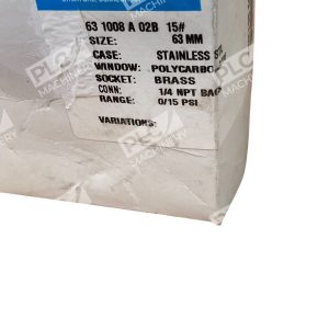 Ashcroft 0 15PSI 14NPT Pressure Gauge 63 1008 A 02B 15 226830822195