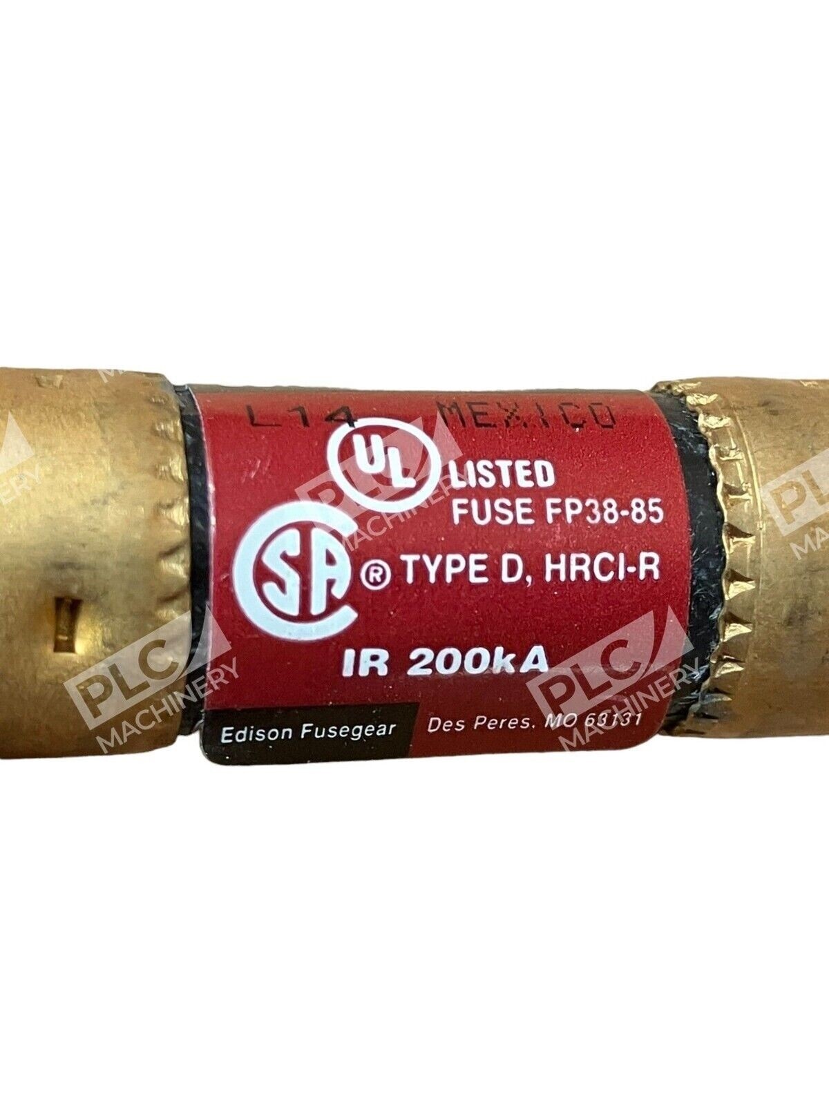 Bullet Fuses ECNR3 Fuse 250V 3A RK5 Edison Fusegear (Box of 10) - Image 4