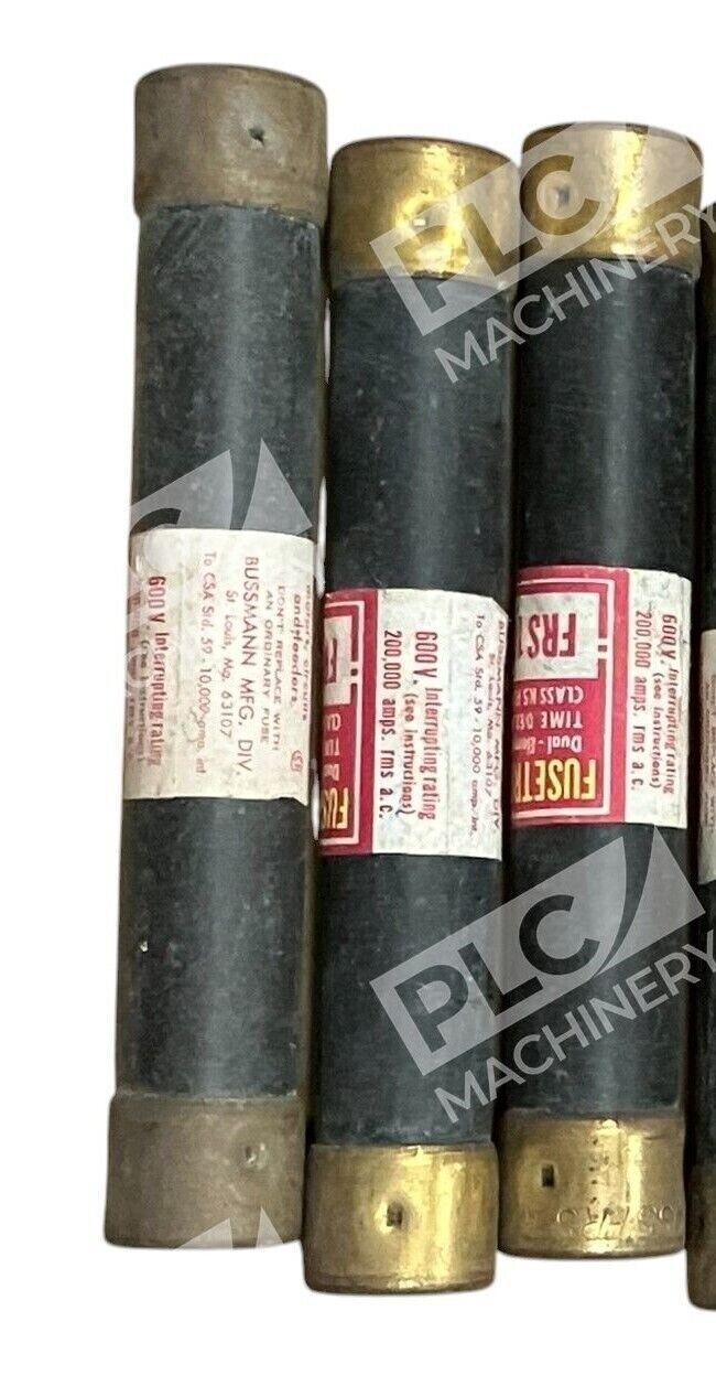 Bussmann Cooper Fusetron 10A 600V Fuse (lot of 3)
