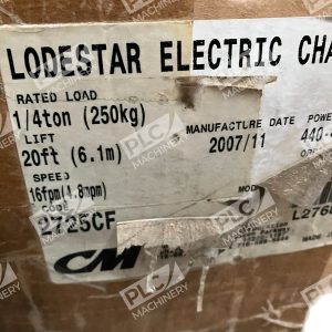 CM 14Ton 20Ft 16fpm Lodestar Electric Chain Host 2725CF 227206174405