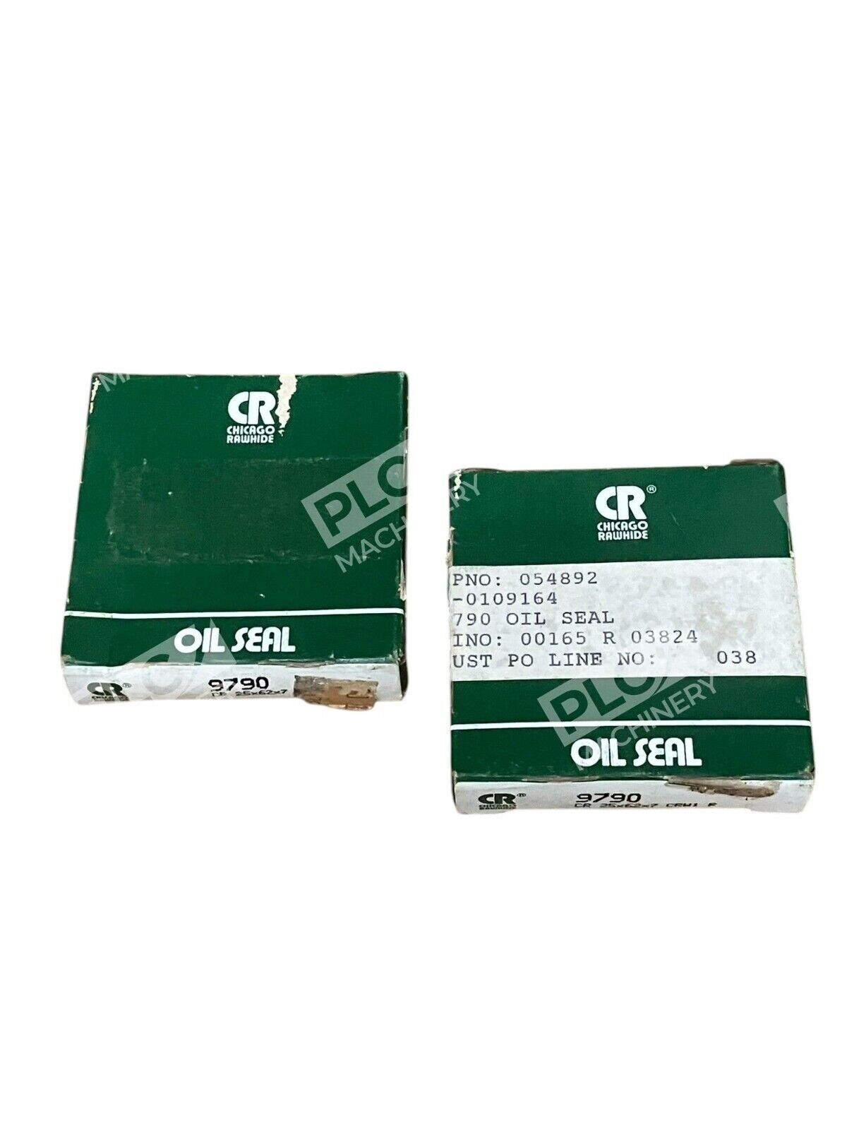 Chicago Rawhide CR 9790 054892 Oil Seal CR 25x62x7 CRW1 R (lot of 2)
