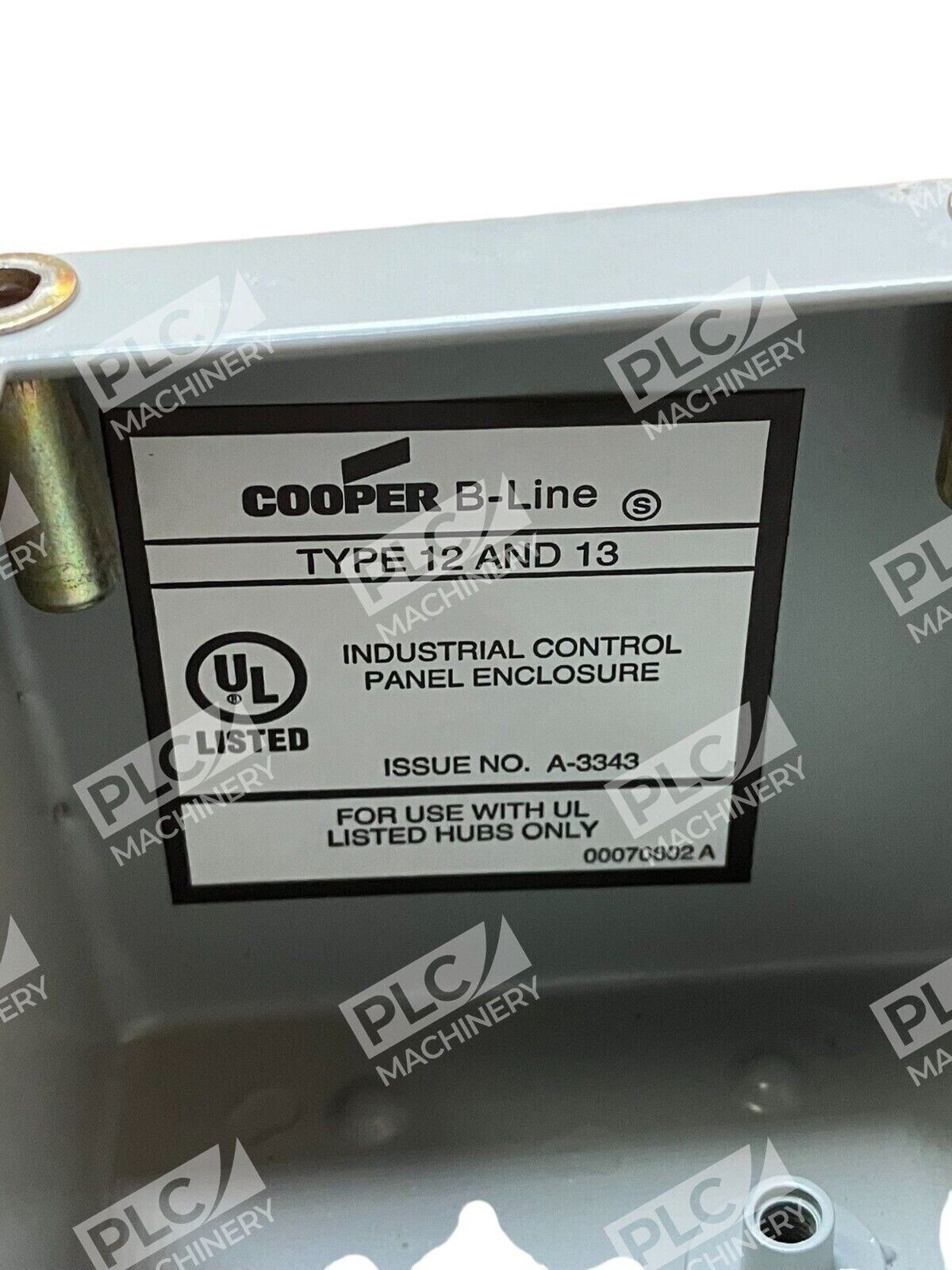 Cooper B-Line PB1 Type 12 Standard Pushbutton Enclosure 1 Hole 4x3-1/4x3 (Box of - Image 7
