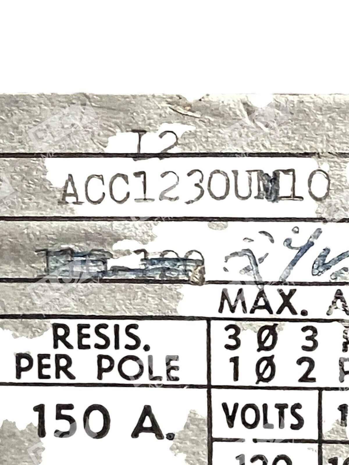 Crouse-Hinds ACC1230UM10 150A 600VAC - Image 4