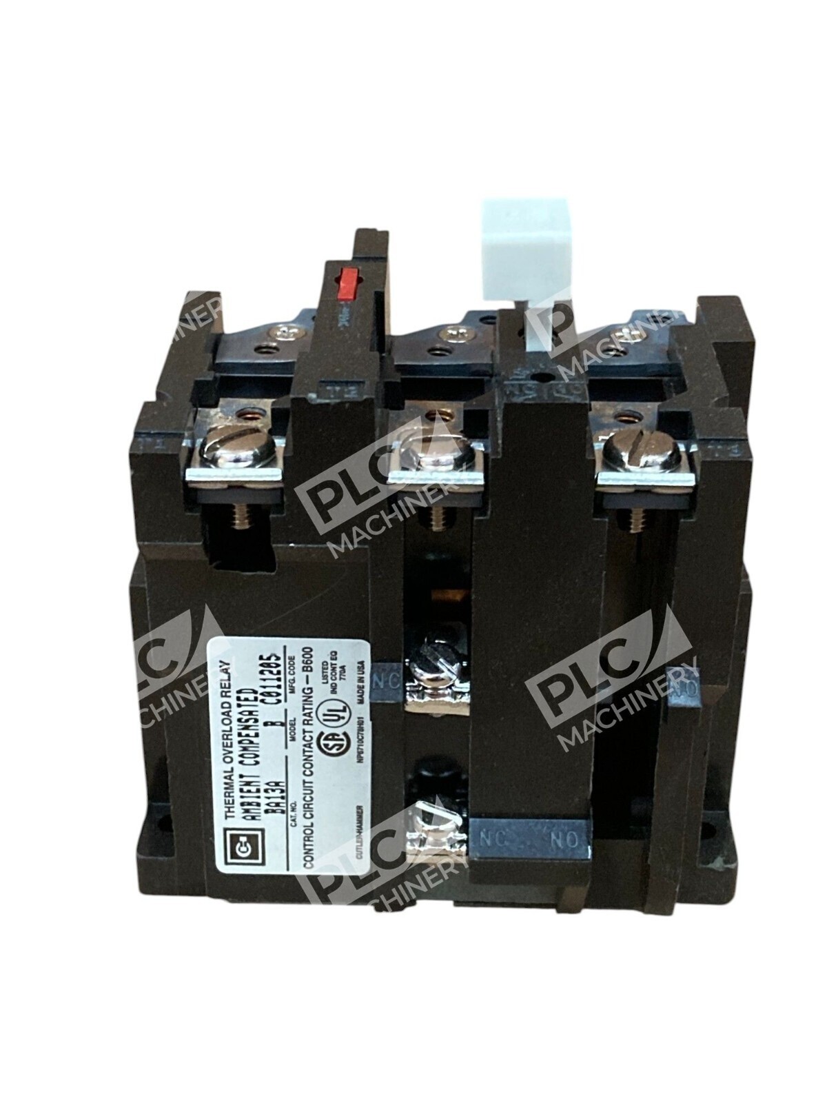 Cutler Hammer 3 Pole A200 Thermal Overload Relay BA13A - Image 5