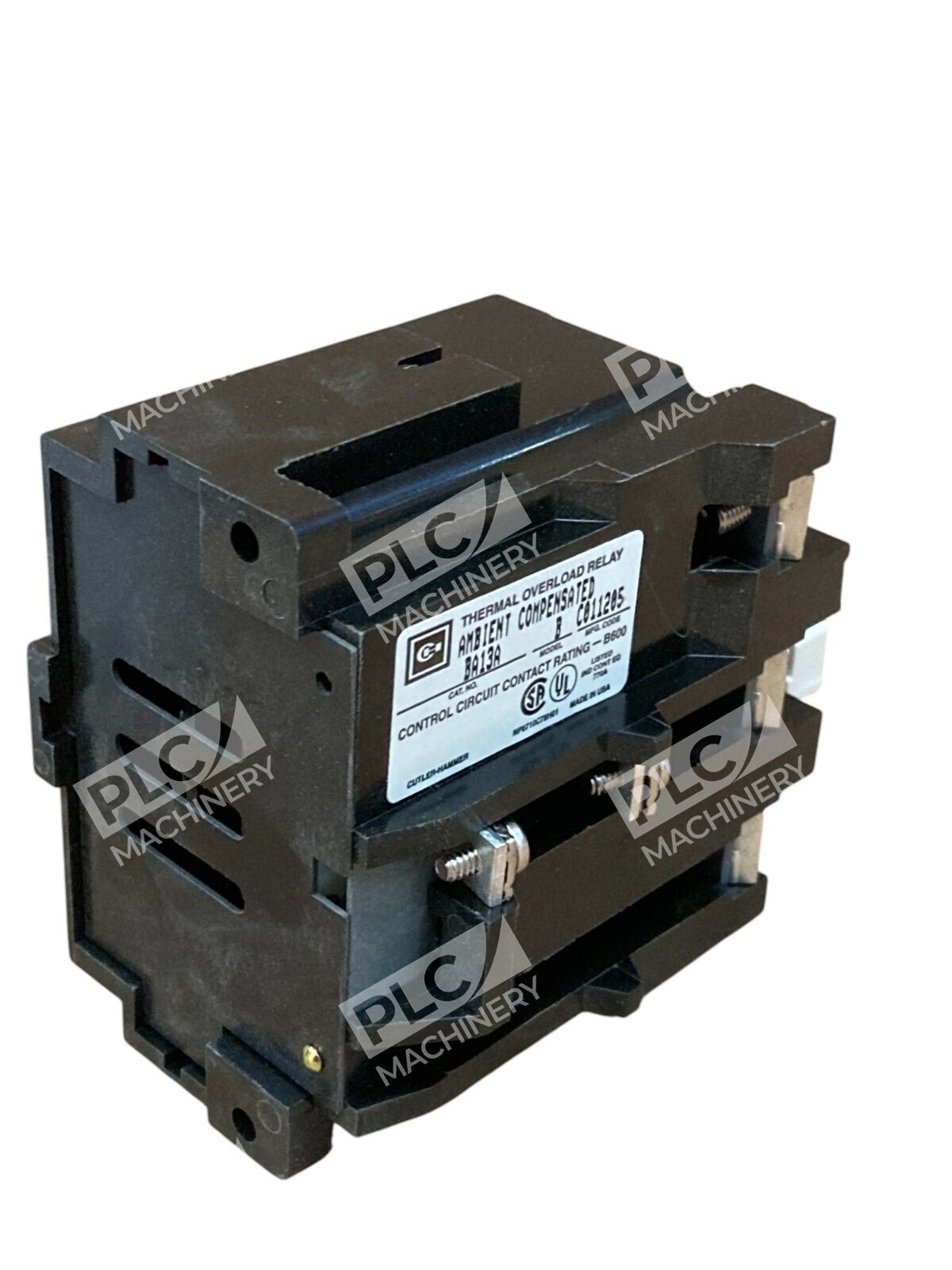 Cutler Hammer 3 Pole A200 Thermal Overload Relay BA13A - Image 6