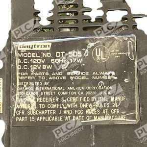 Daytron 120V 17W 12V 8W Portable TV DT 505 226580391725