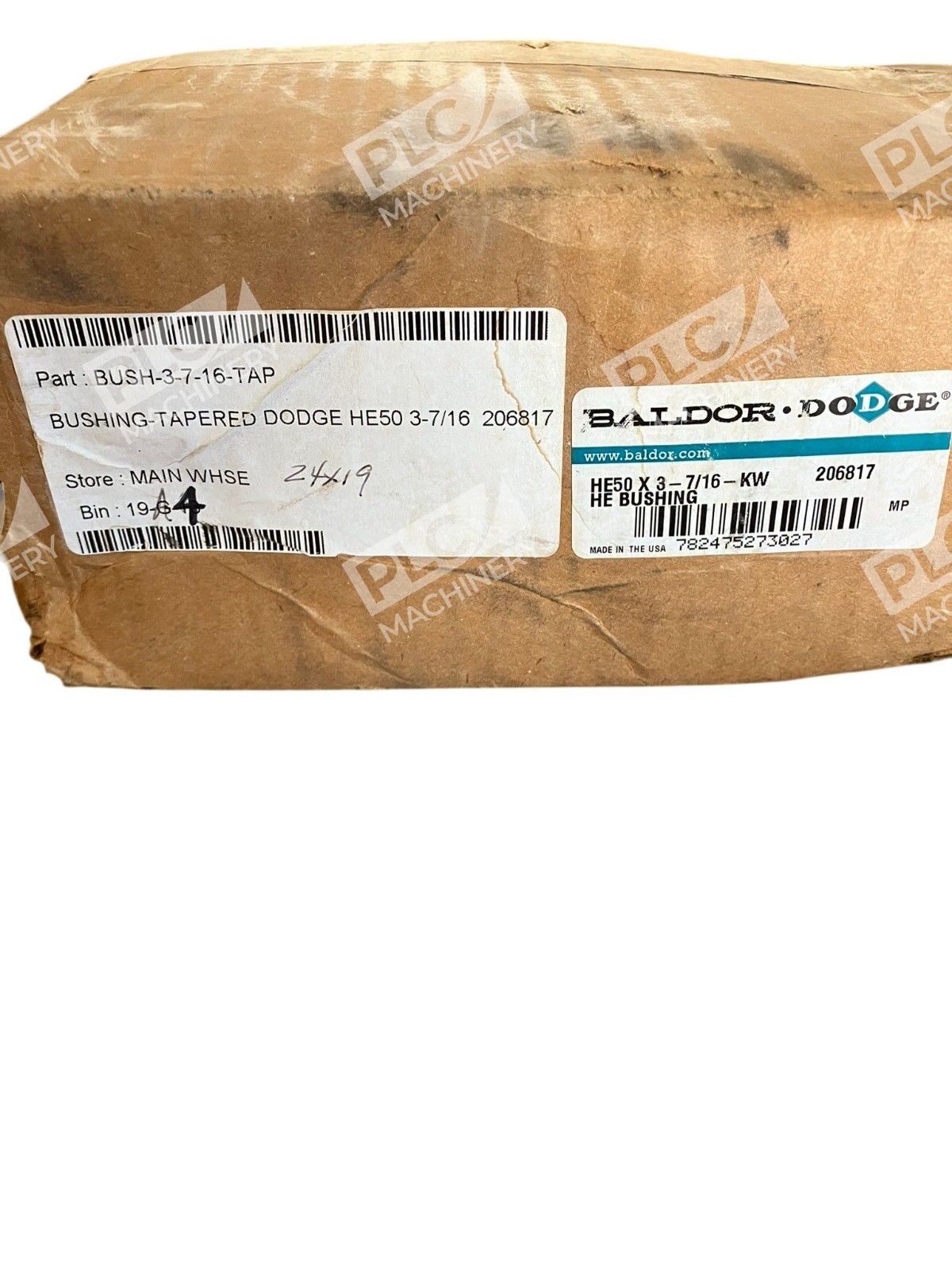 Dodge Baldor HE50X3-7/16-KW HE Bushing 206817 - Image 3