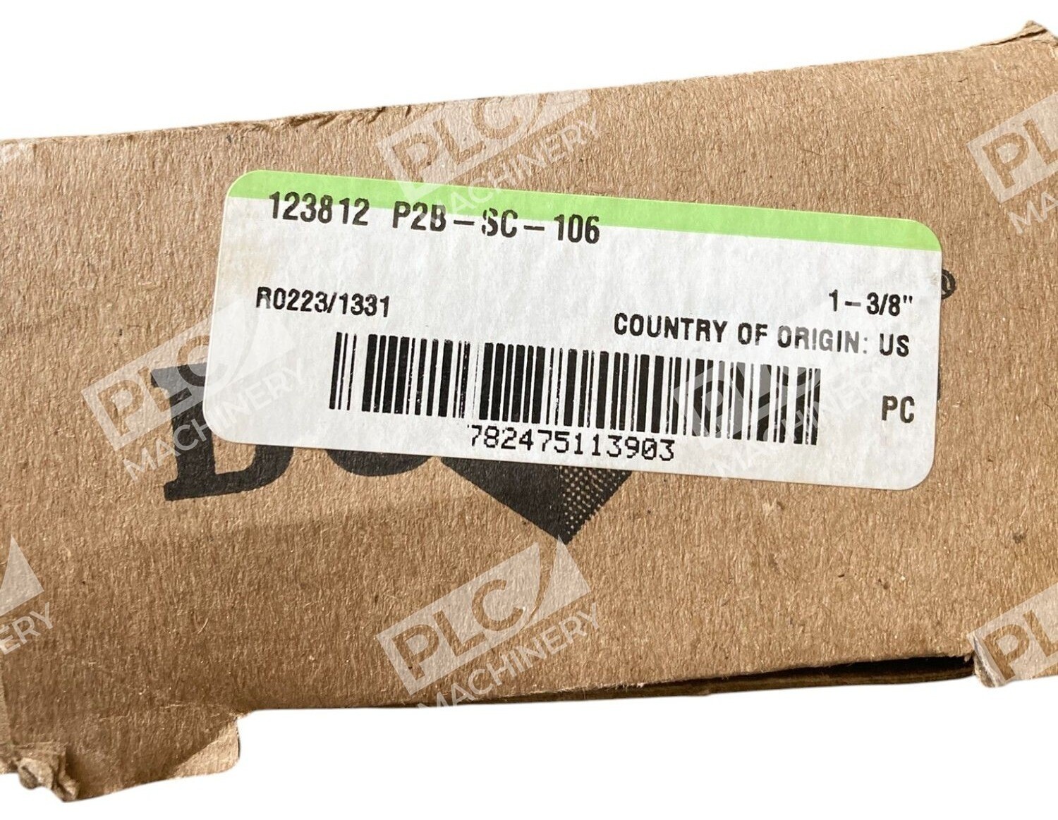 Dodge RBC 123812 1-3/8" Bore R0223/1331 Pillow Block Bearing P2B-SC-106 - Image 3