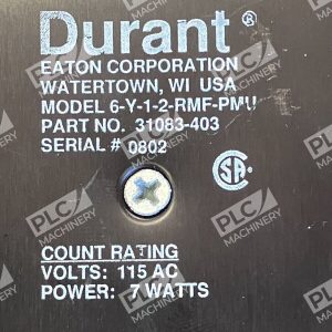 Durant Eaton 31083 403 115AC 7W Counter 6 Y 1 2 RMF PMU 227034671345