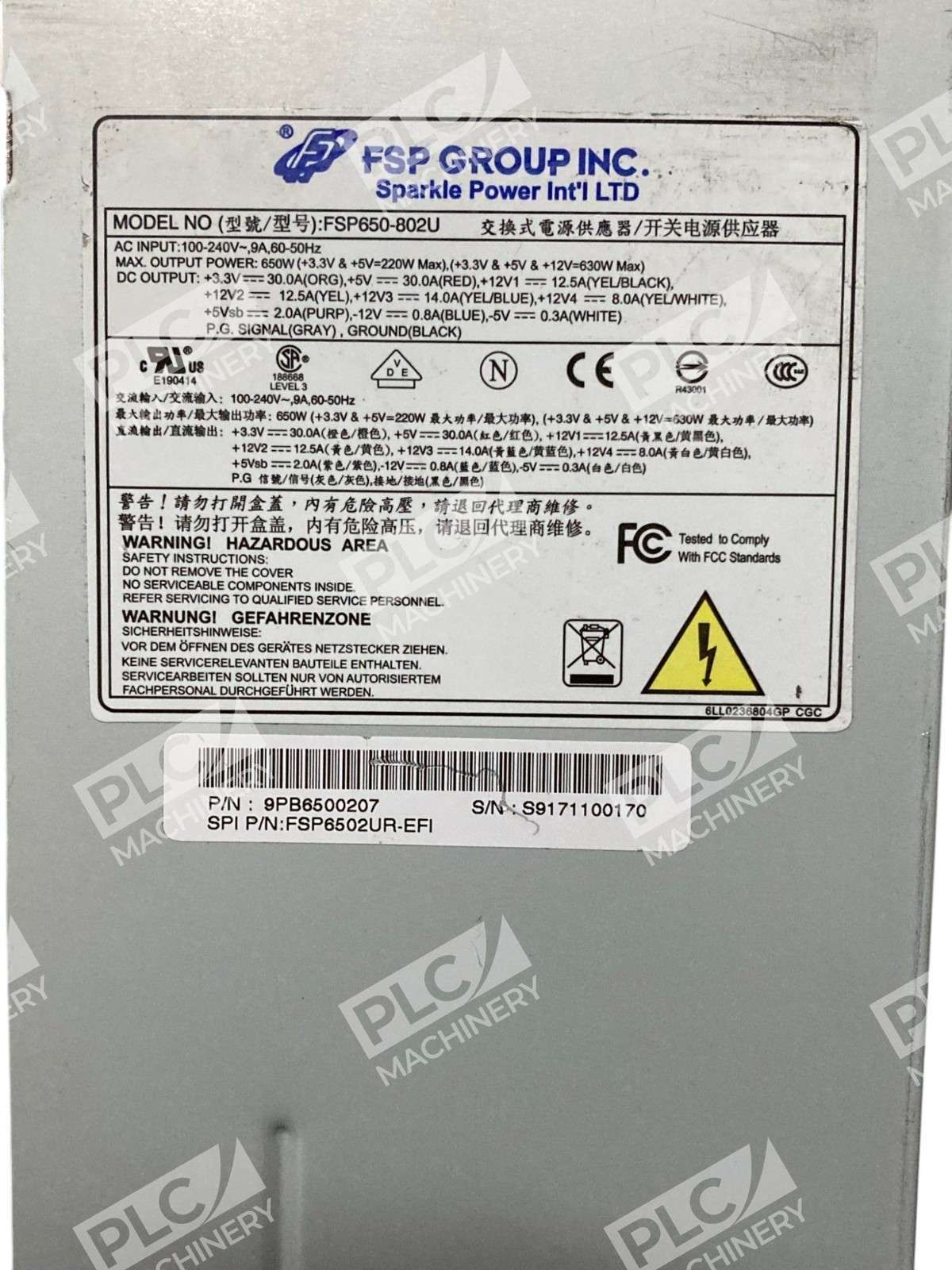 FSP FSP650-802U Server Power Supply - Image 3