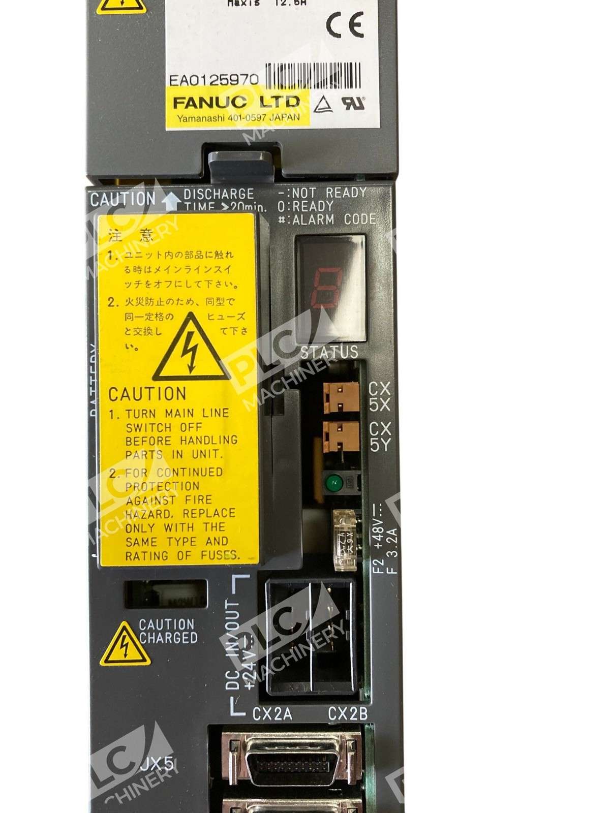 Fanuc A06B-6096-H205 Alpha i Servo Amplifier SVM2-20/40 FSSB - Image 4