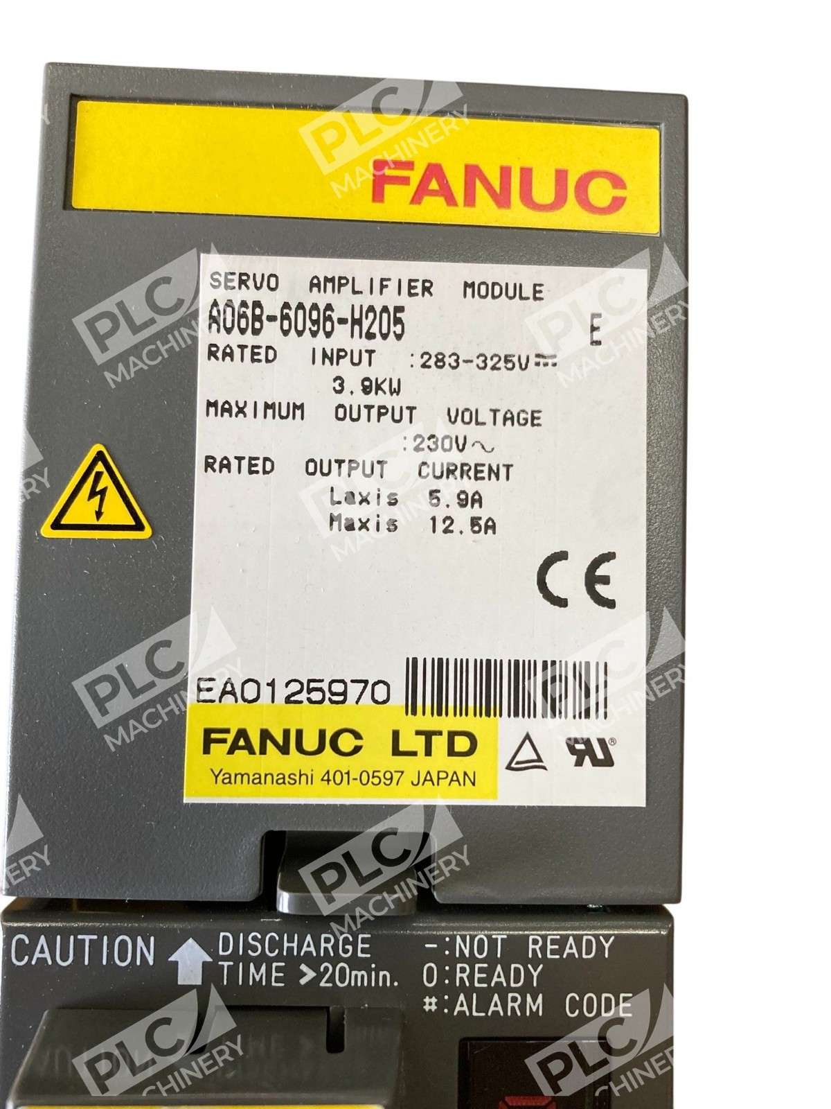 Fanuc A06B-6096-H205 Alpha i Servo Amplifier SVM2-20/40 FSSB - Image 5