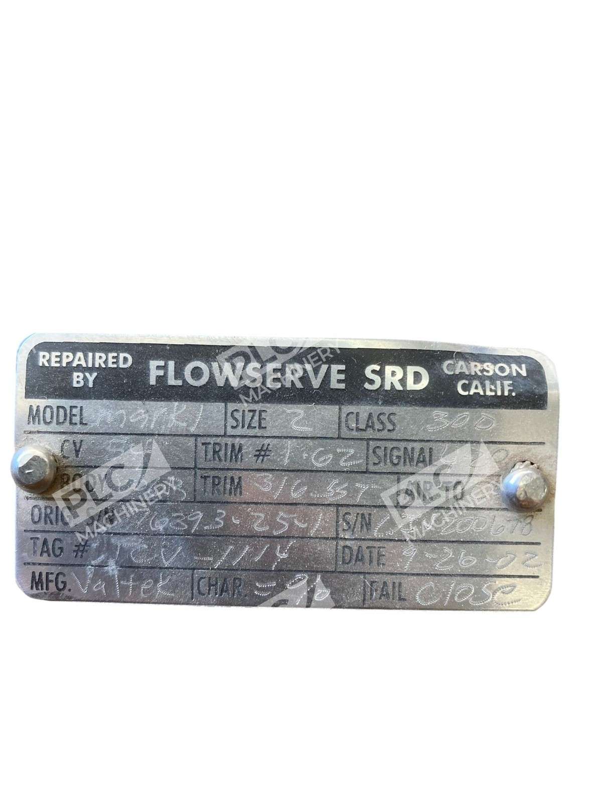 Flowserve Valtek Mark1 Globe Control Valve 2" Class 300 EQ 4–20mA - Image 6