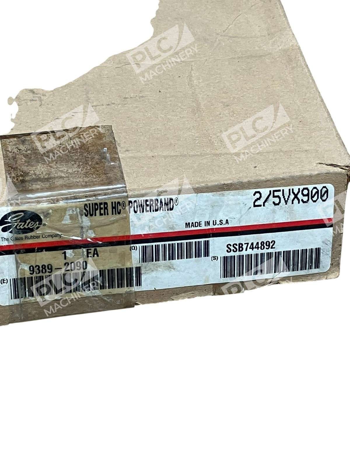 Gates 2/5VX900 Super HC PowerBand V-Belt 2-Strand 5VX 90" Heavy-Duty Industrial - Image 3