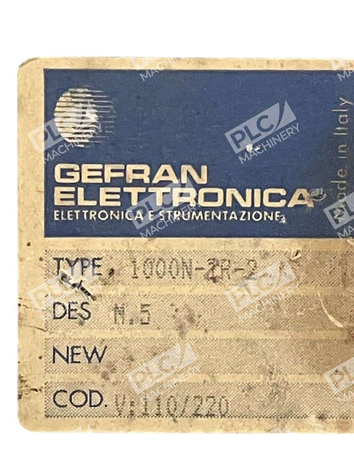 Gefran Elettronica N.5 Self Auto Tuning Temperature Controller 1000N-2R-2 - Image 3