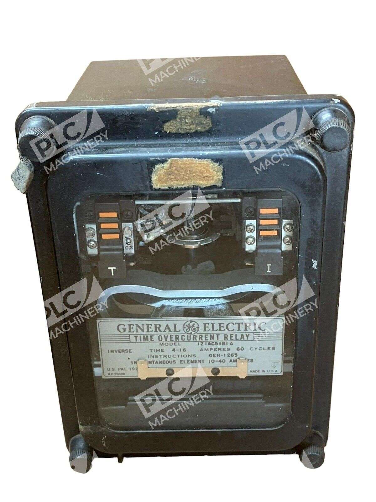 General Electric 121AC51B1A Time Overcurrent Relay