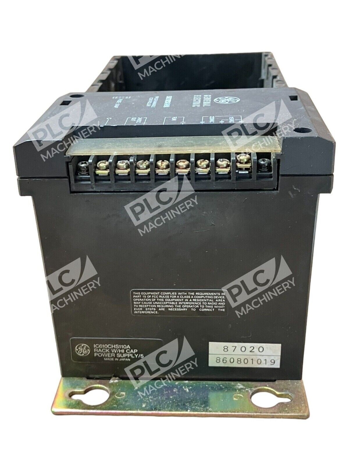 General Electric IC610CHS110A Rack w/ High Capacity Power Supply /5 SeriesOne - Image 4