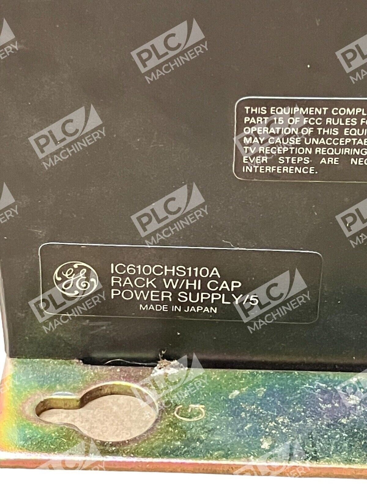 General Electric IC610CHS110A Rack w/ High Capacity Power Supply /5 SeriesOne - Image 8