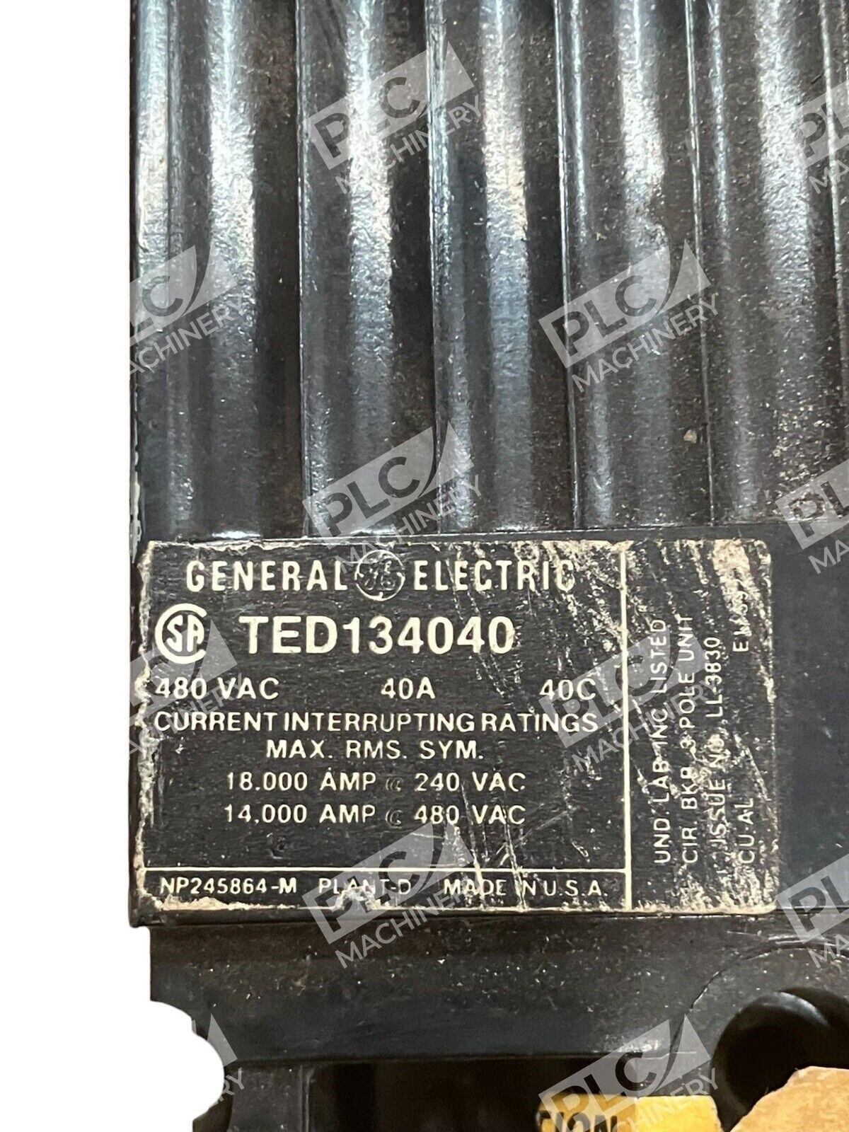 General Electric TED134040 40A 480VAC - Image 3