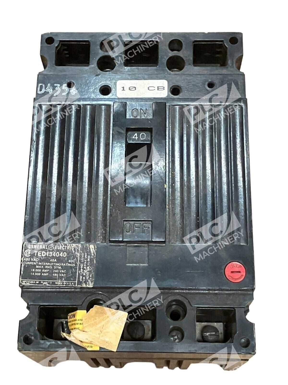 General Electric TED134040 40A 480VAC