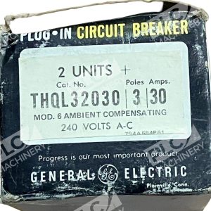 General Electric THQL32030 Plug-In Circuit Breaker 3-Pole (Box of 2)