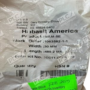 Habasit America MAM 5E 30MMx4892MM Conveyor Belt 226985654125