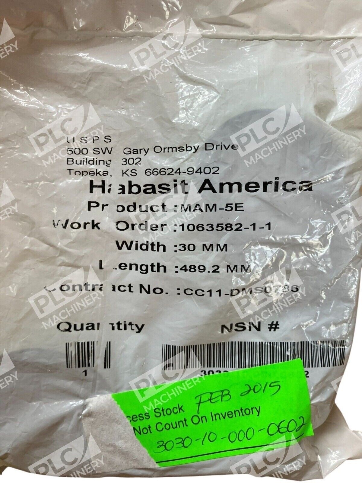 Habasit America MAM-5E 30MMx489.2MM Conveyor Belt - Image 3
