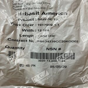 Habasit America SAW 5E 13 12MMx1550MM Conveyor Belt 226985649365