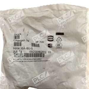 Harting 09200162812 03 96 066 16A Rectangular HAN Insert HAN 16A-BU-S